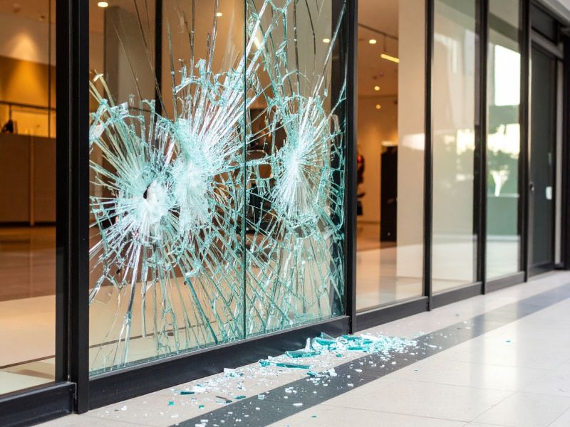 firefly ein grosses schaufenster  das kaputt ist. firefly ein grosses schaufenster  das kaputt ist.